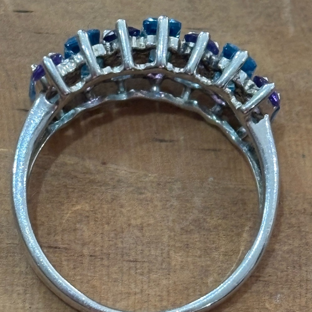 Michael Valitutti topaz and amethyst ring - Picture 3 of 4